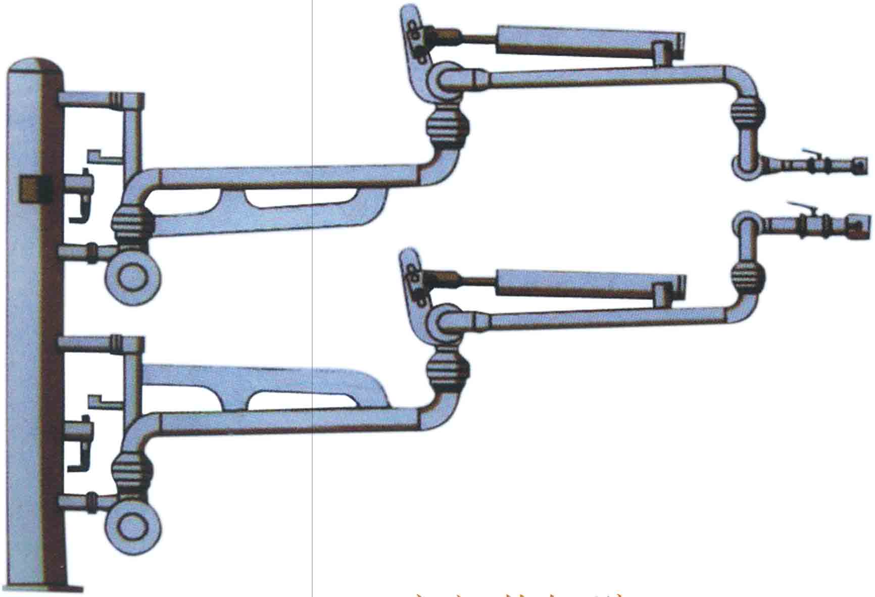 江西省上饒市定制采購的一批液氨裝卸鶴管已通過物流發(fā)往使用現(xiàn)場(1)