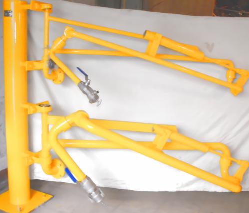 吉林公主嶺客戶定制采購的一批AL2543不銹鋼液氨鶴管已通過物流發(fā)往使用現場(1)